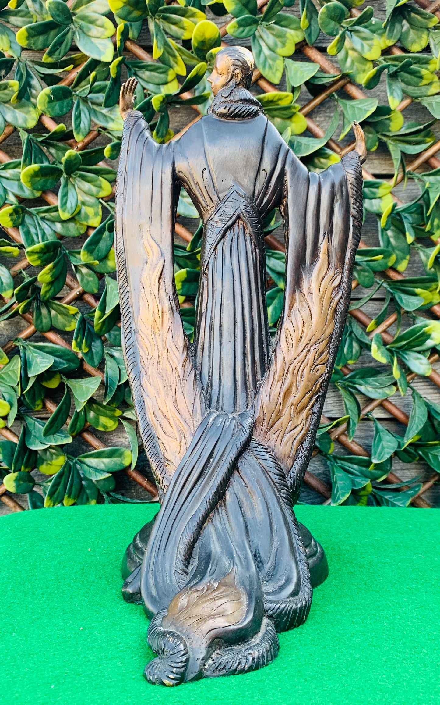 Bronze Female Sculpture in Art Deco style of Erté’s ‘Femme De Luxe’.