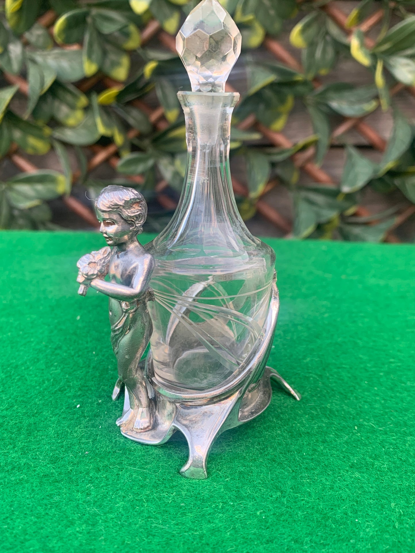 Antique WMF Art Nouveau Scent Bottle (1890-1910)