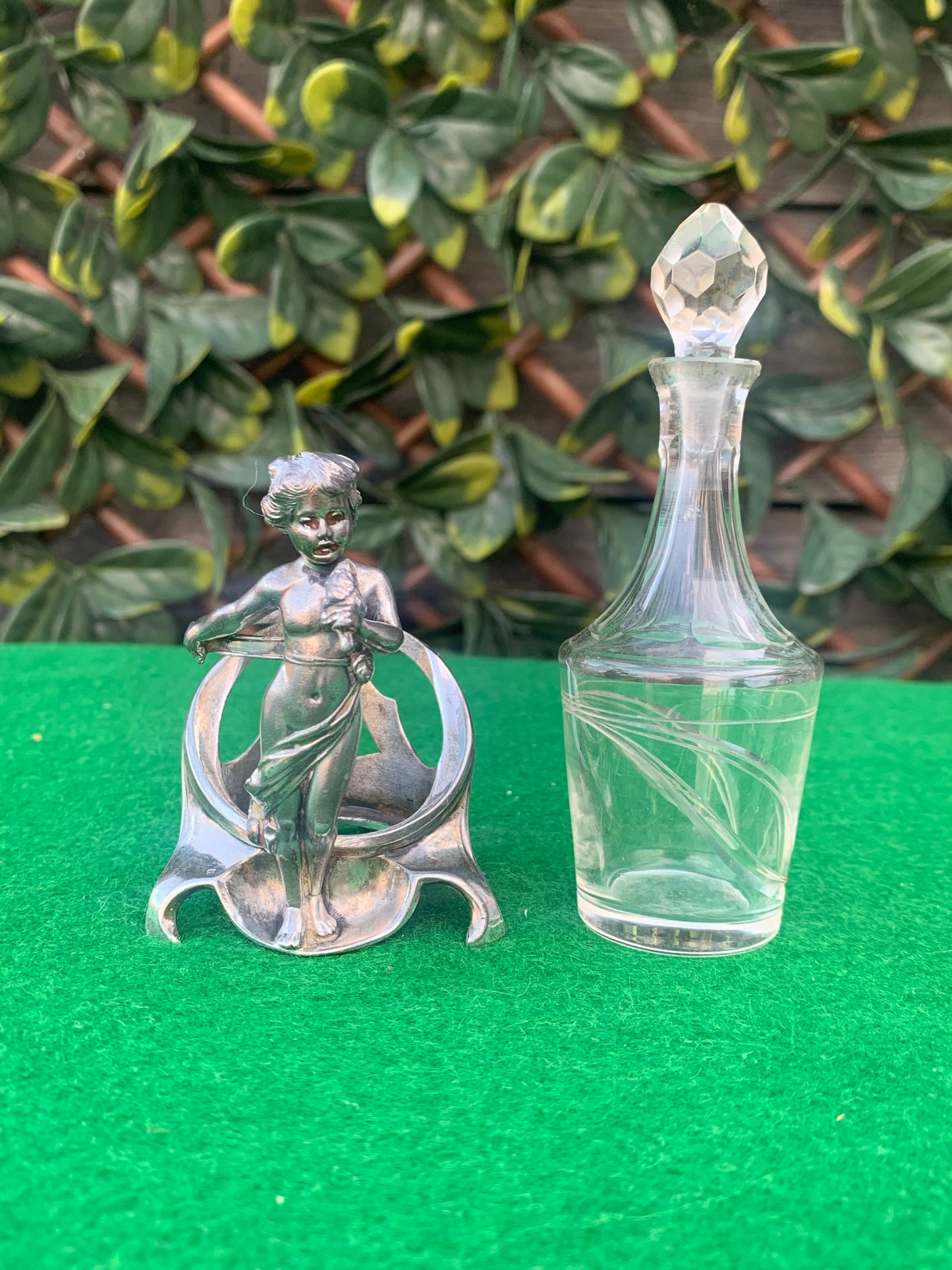 Antique WMF Art Nouveau Scent Bottle (1890-1910)