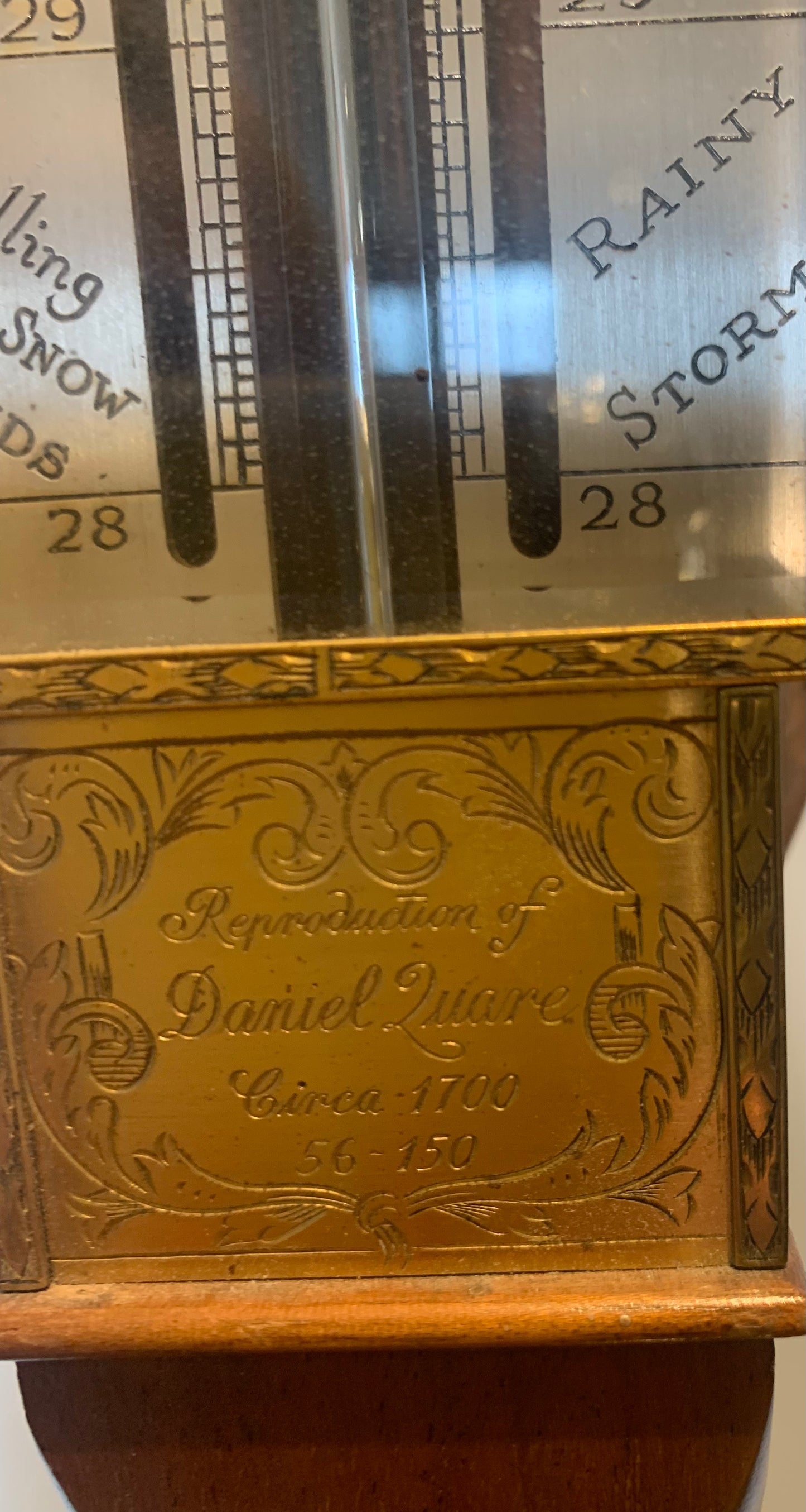 Antique 18th Century Style, Daniel Quare Stick Barometer for 'Garrard the Crown Jewellers'