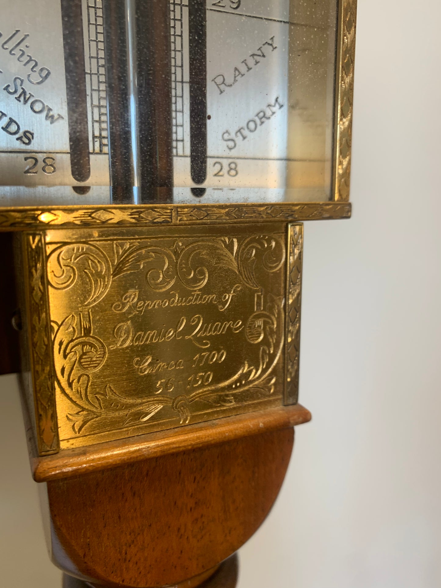 Antique 18th Century Style, Daniel Quare Stick Barometer for 'Garrard the Crown Jewellers'