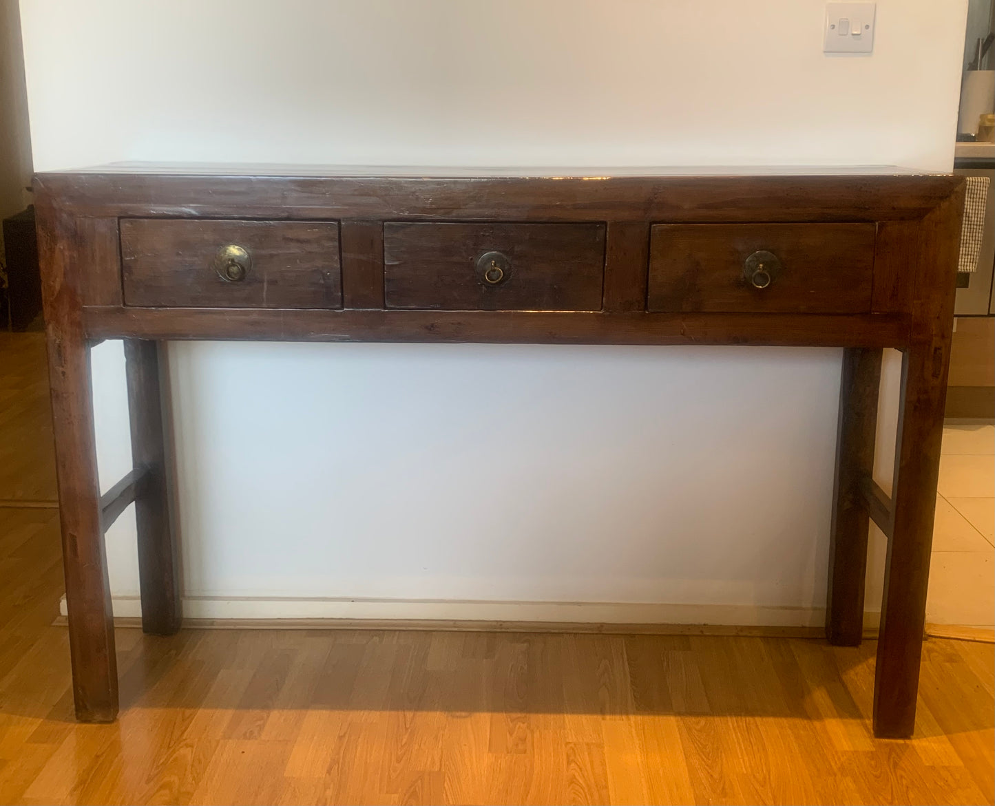 Antique One-Of a Kind Chinese Hardwood Console, Hall, Altar Table/Sideboard