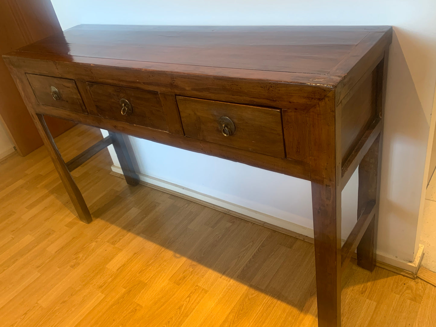 Antique One-Of a Kind Chinese Hardwood Console, Hall, Altar Table/Sideboard