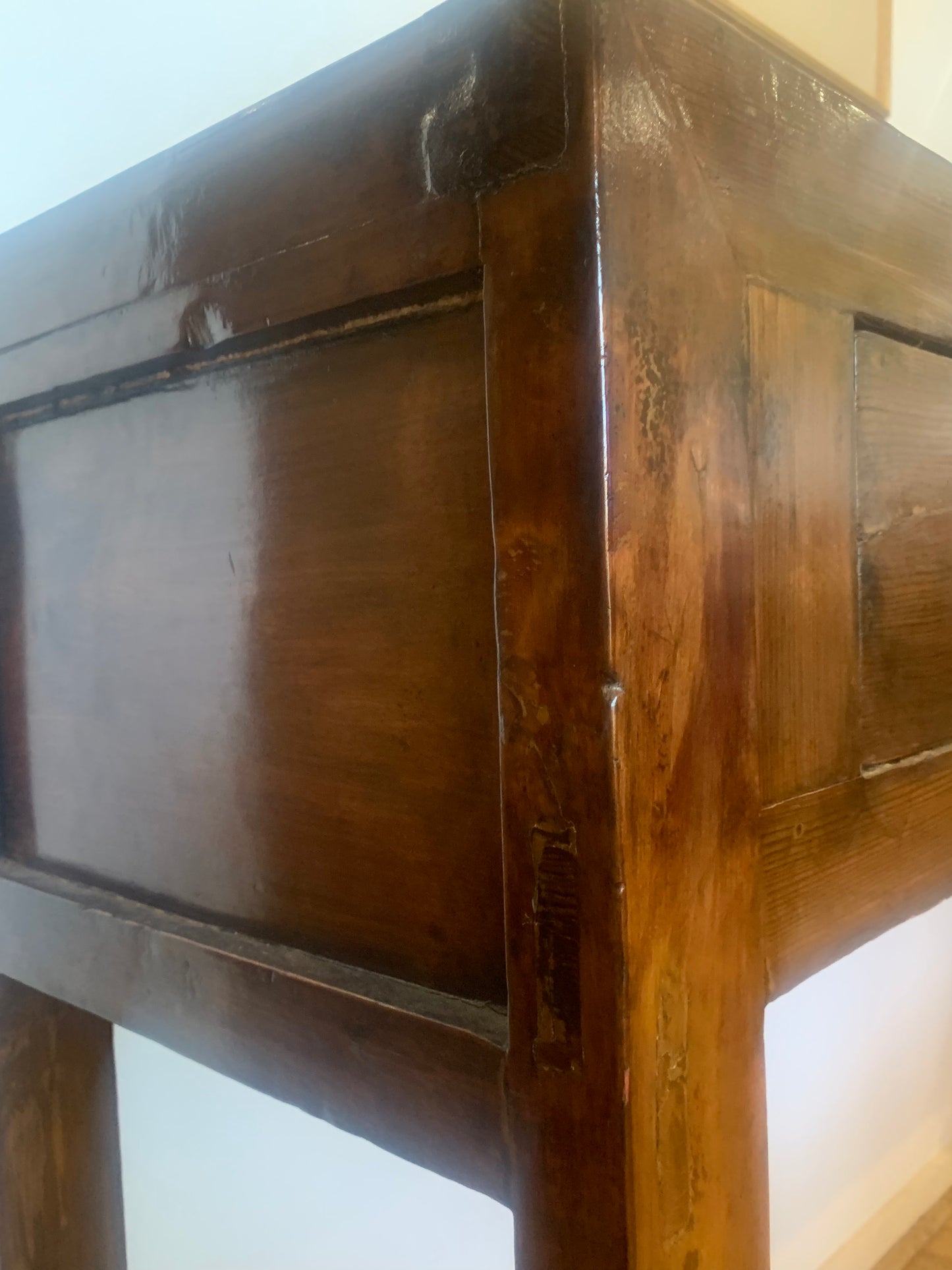 Antique One-Of a Kind Chinese Hardwood Console, Hall, Altar Table/Sideboard