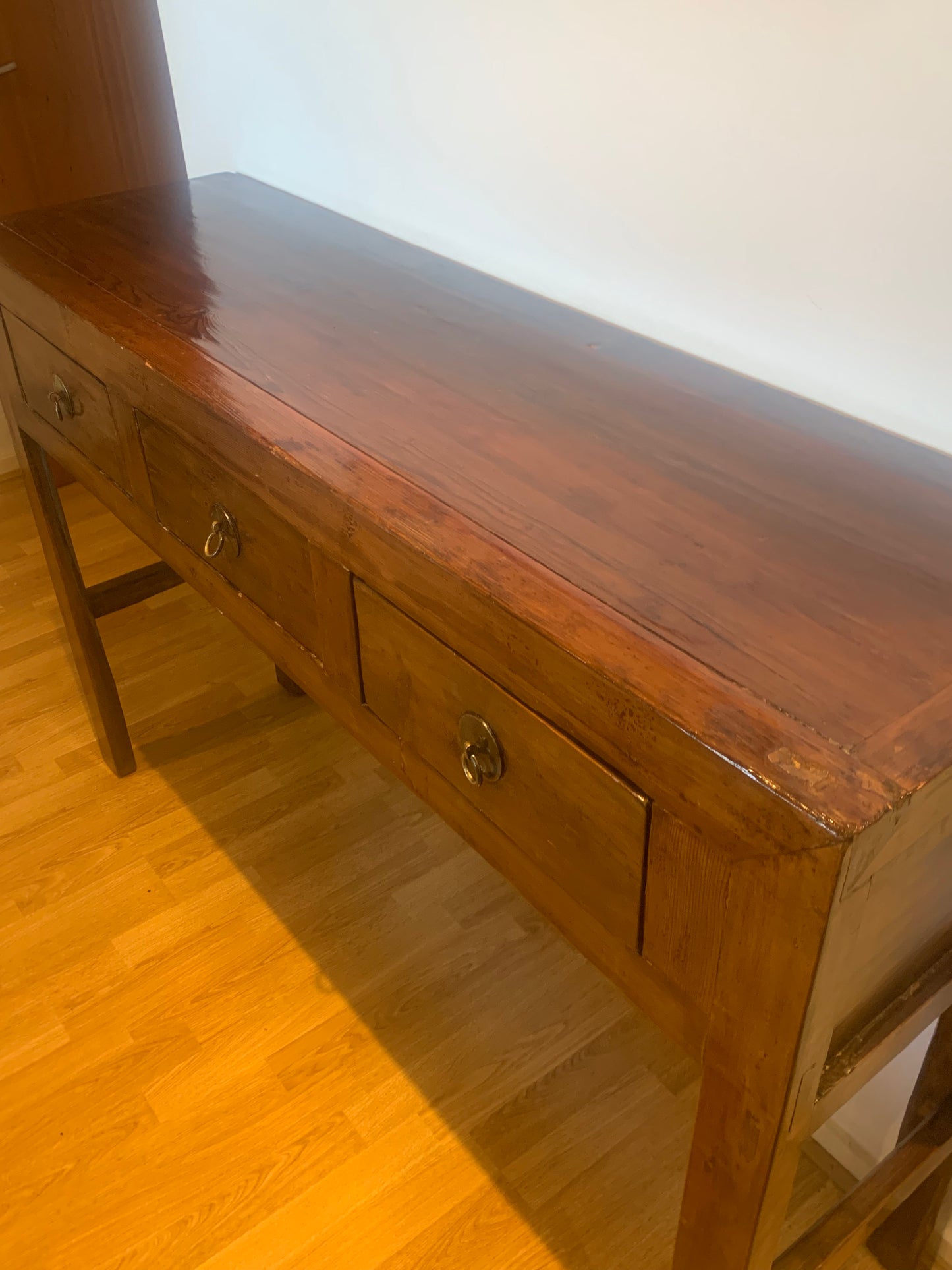 Antique One-Of a Kind Chinese Hardwood Console, Hall, Altar Table/Sideboard