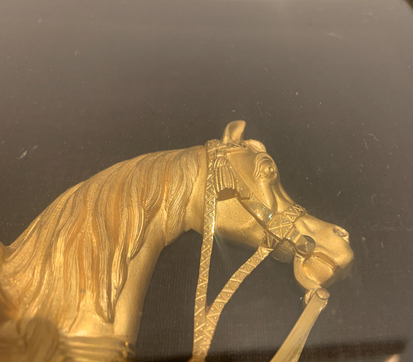 1860's Gold Plated Bronze of The Duke of Wellington's War Horse 'Copenhagen'