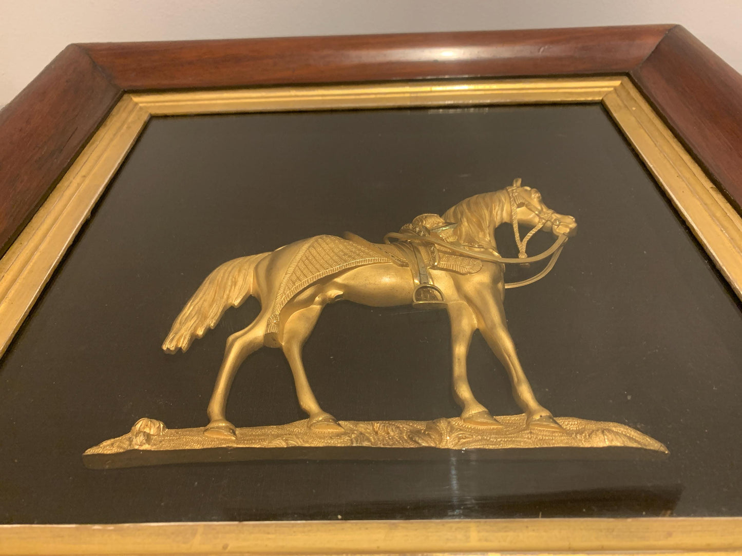 1860's Gold Plated Bronze of The Duke of Wellington's War Horse 'Copenhagen'