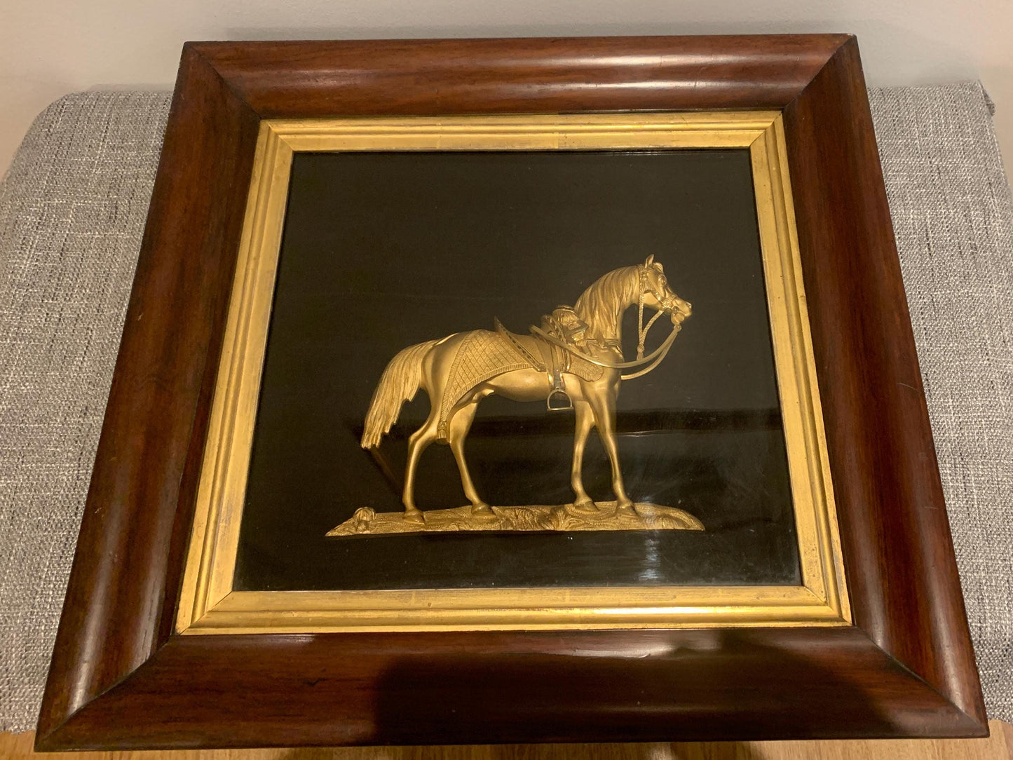 1860's Gold Plated Bronze of The Duke of Wellington's War Horse 'Copenhagen'