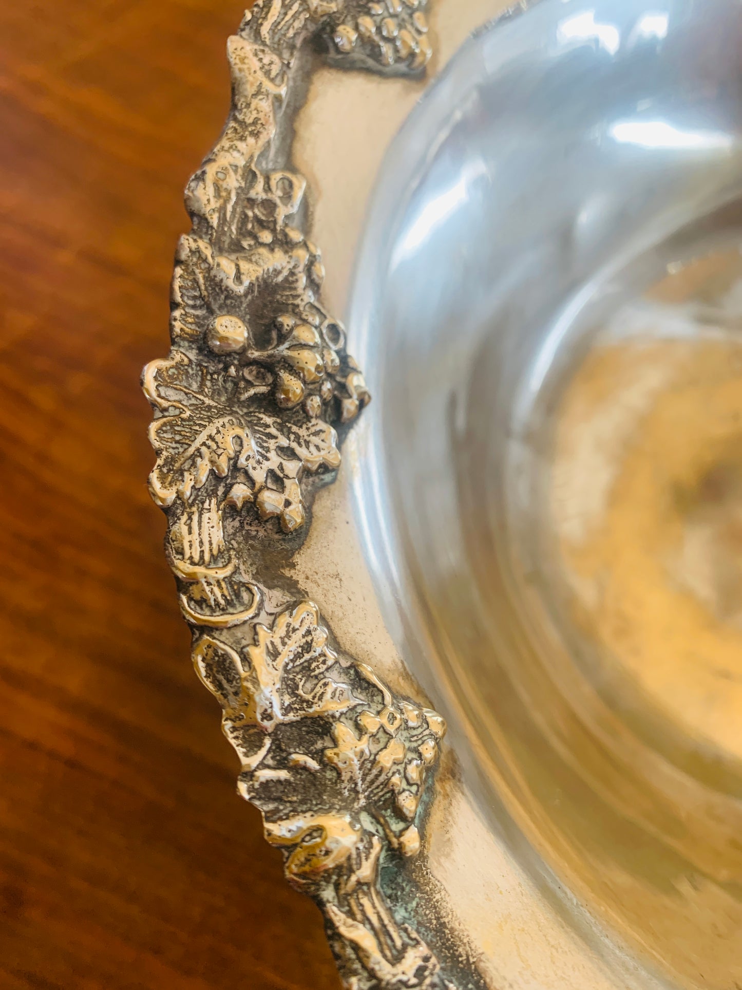 Ornate Antique Silver Plated Pedestal Centrepiece Bowl (c 1880 -1910)