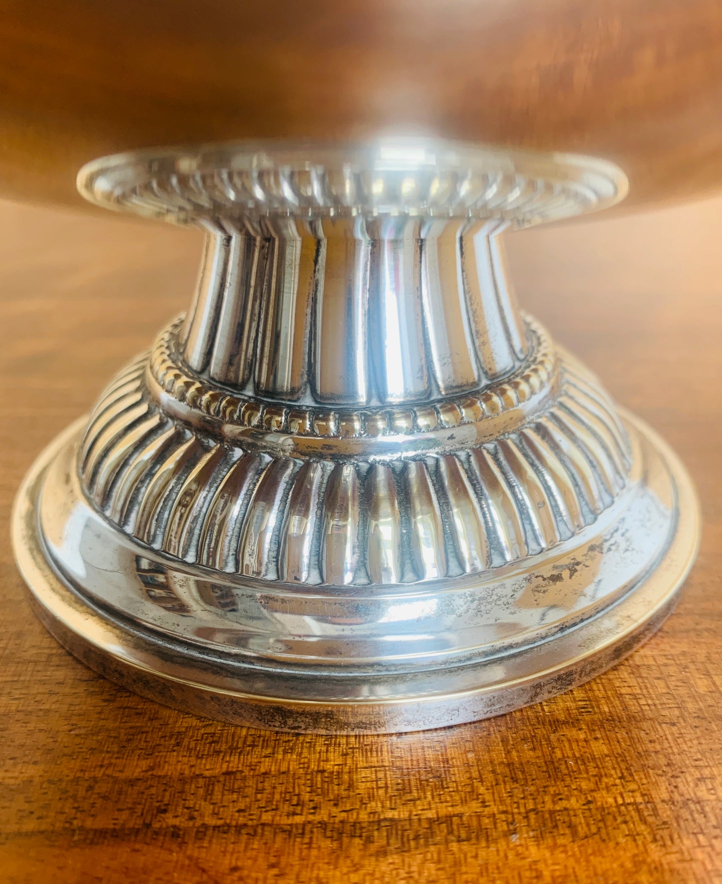 Ornate Antique Silver Plated Pedestal Centrepiece Bowl (c 1880 -1910)