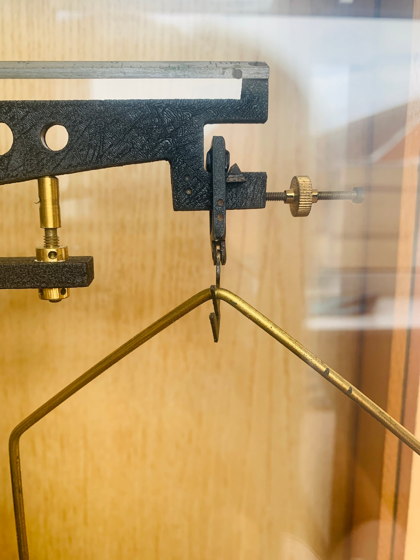Antique Philip Harris Analytical Balance Laboratory Scales in Display Case