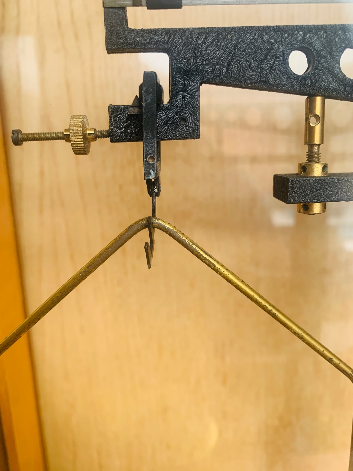Antique Philip Harris Analytical Balance Laboratory Scales in Display Case