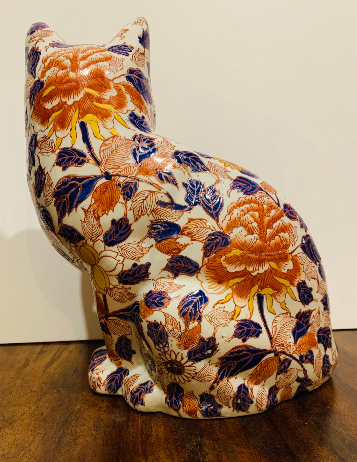 Antique Japanese Imari Cat 19th Century Meiji Period (1868-1912