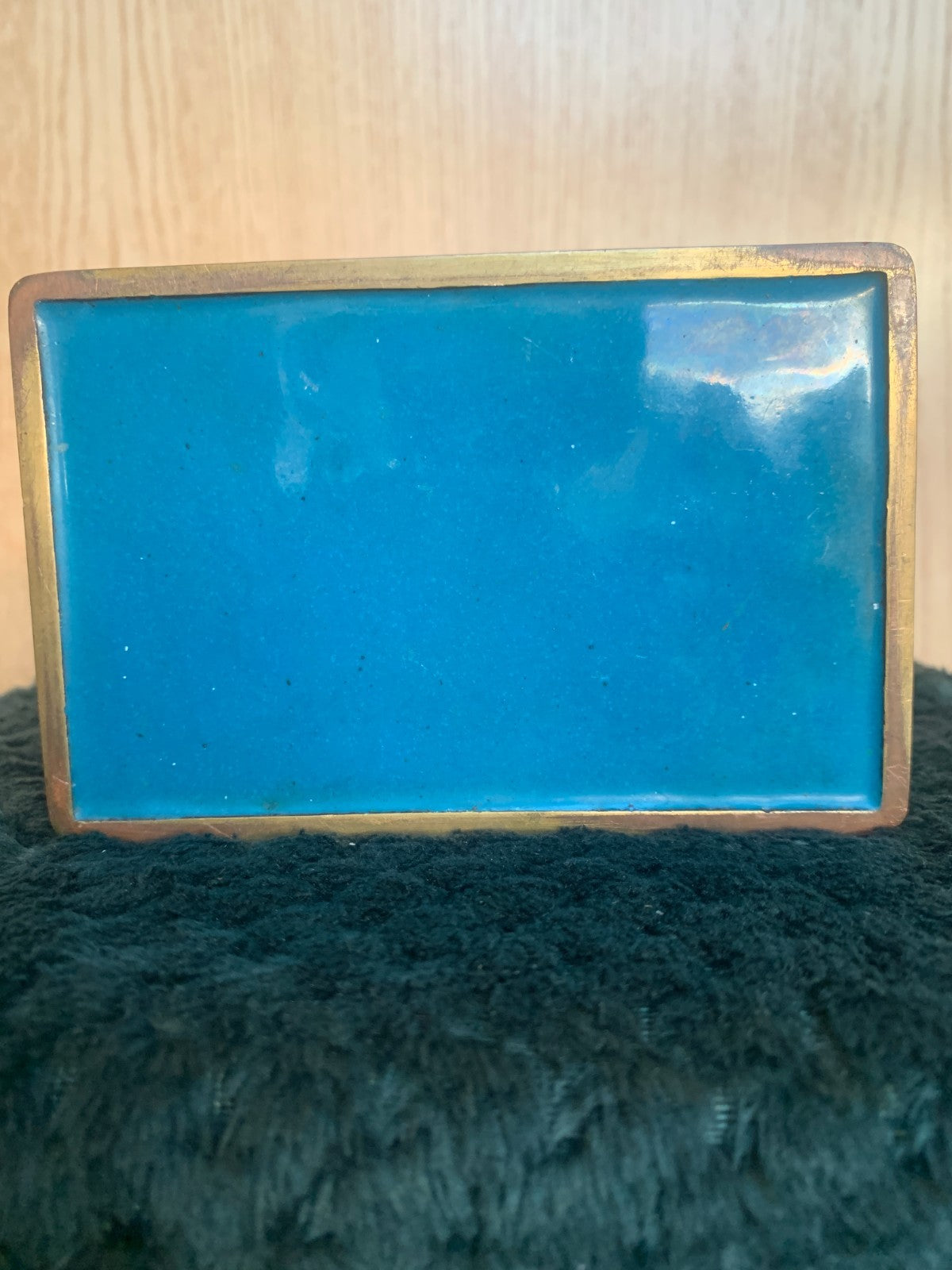 Antique Chinese Cloisonné Enamel Trinket Box – c. 1900–1920