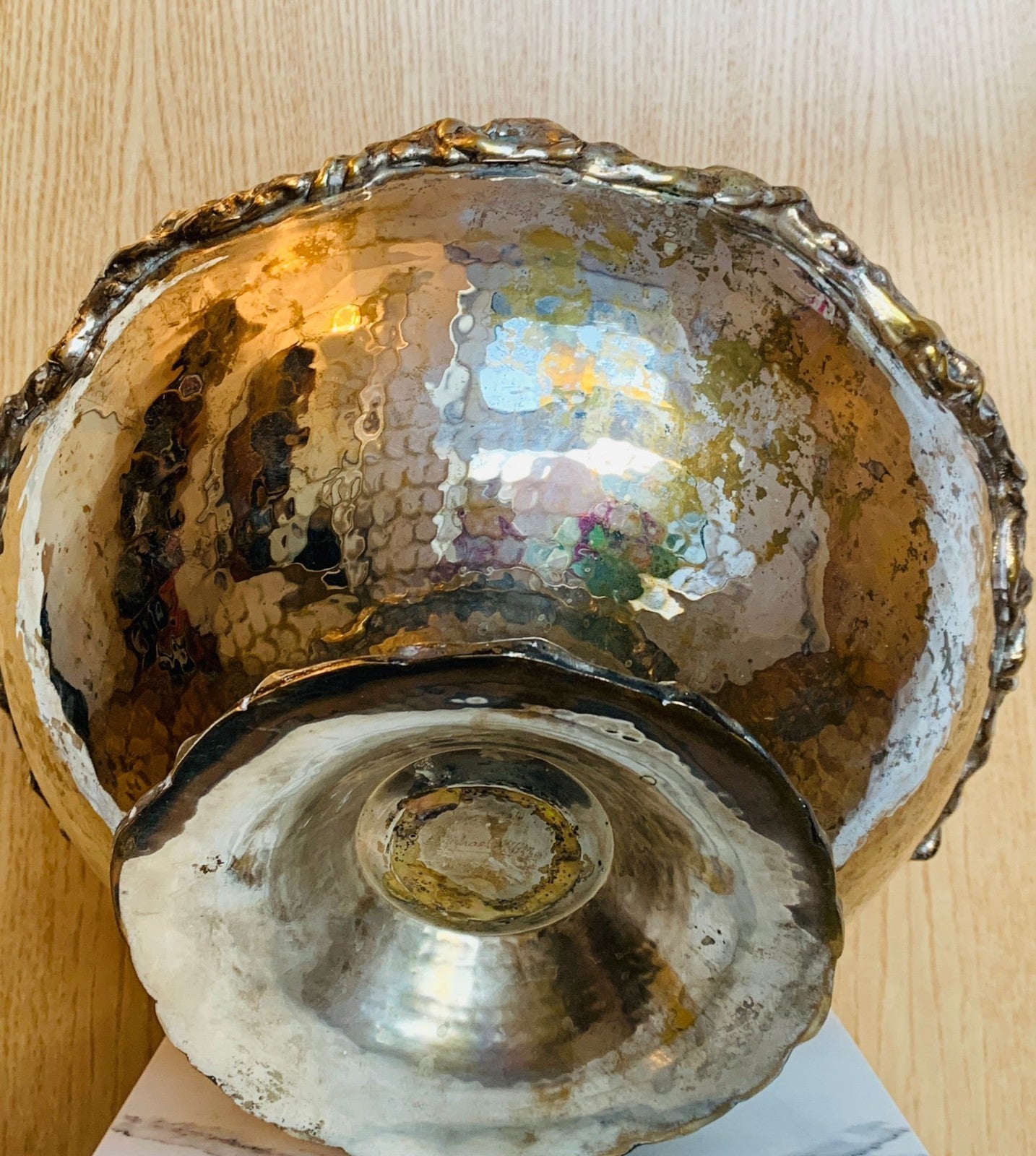 Rare Early Vintage Michael Aram Signed Serving Bowl & Servers Set  1989- 1995