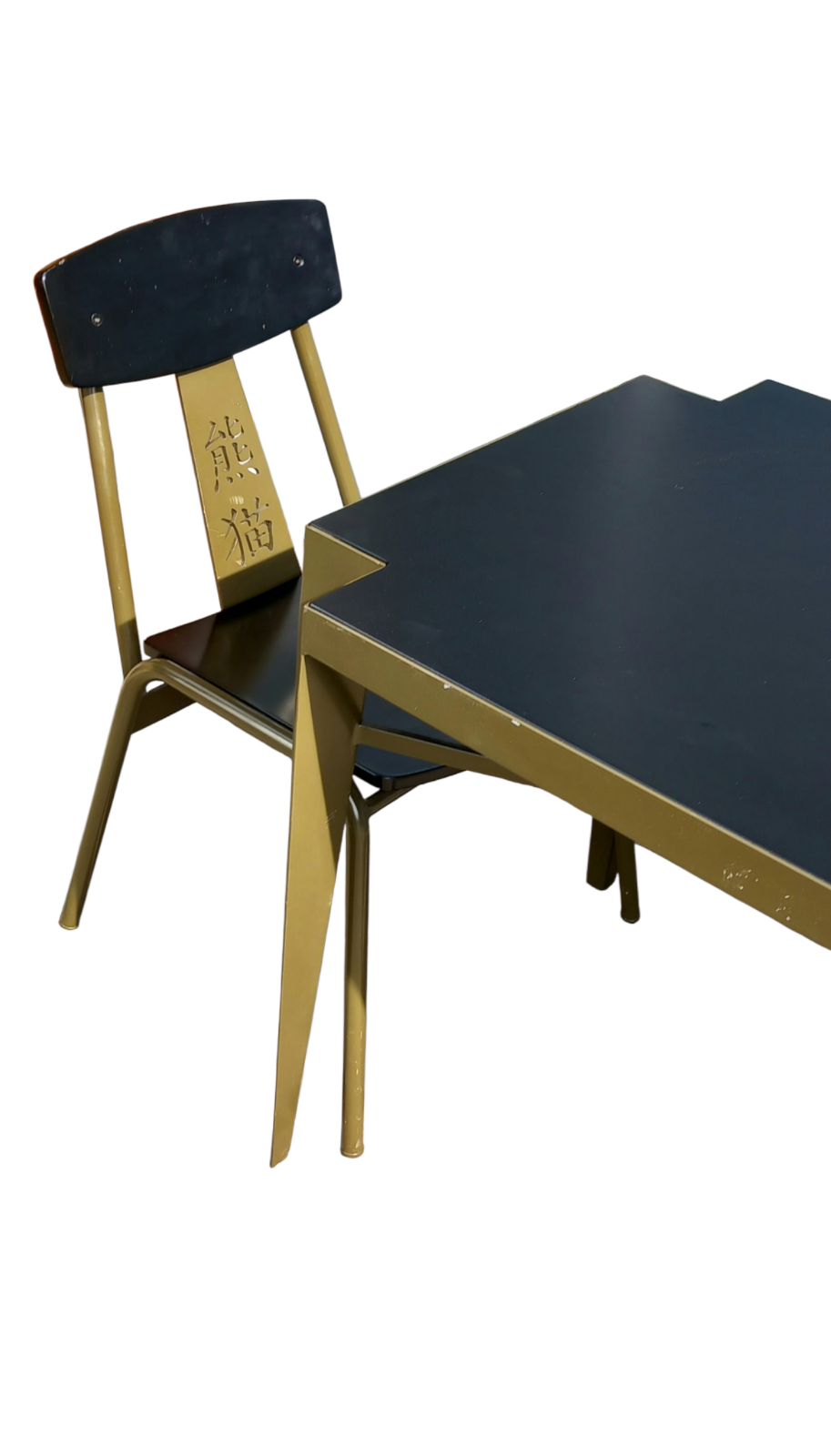 Rare CRAVT Original 'Pandasia' Prototype Table & Chairs Set for Ouwehands Zoo