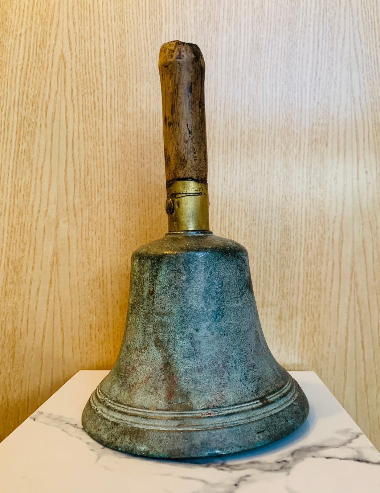 Rare Georgian Bronze Town Crier’s Bell Watchman’s Alarm Handbell (c. 1714–1830)