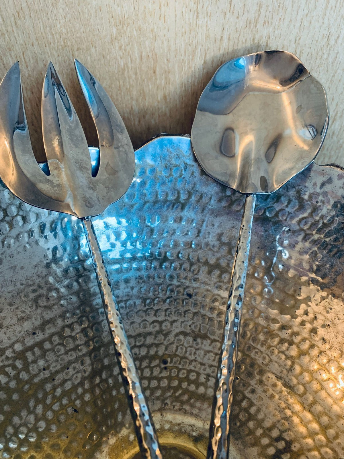 Rare Early Vintage Michael Aram Signed Serving Bowl & Servers Set  1989- 1995