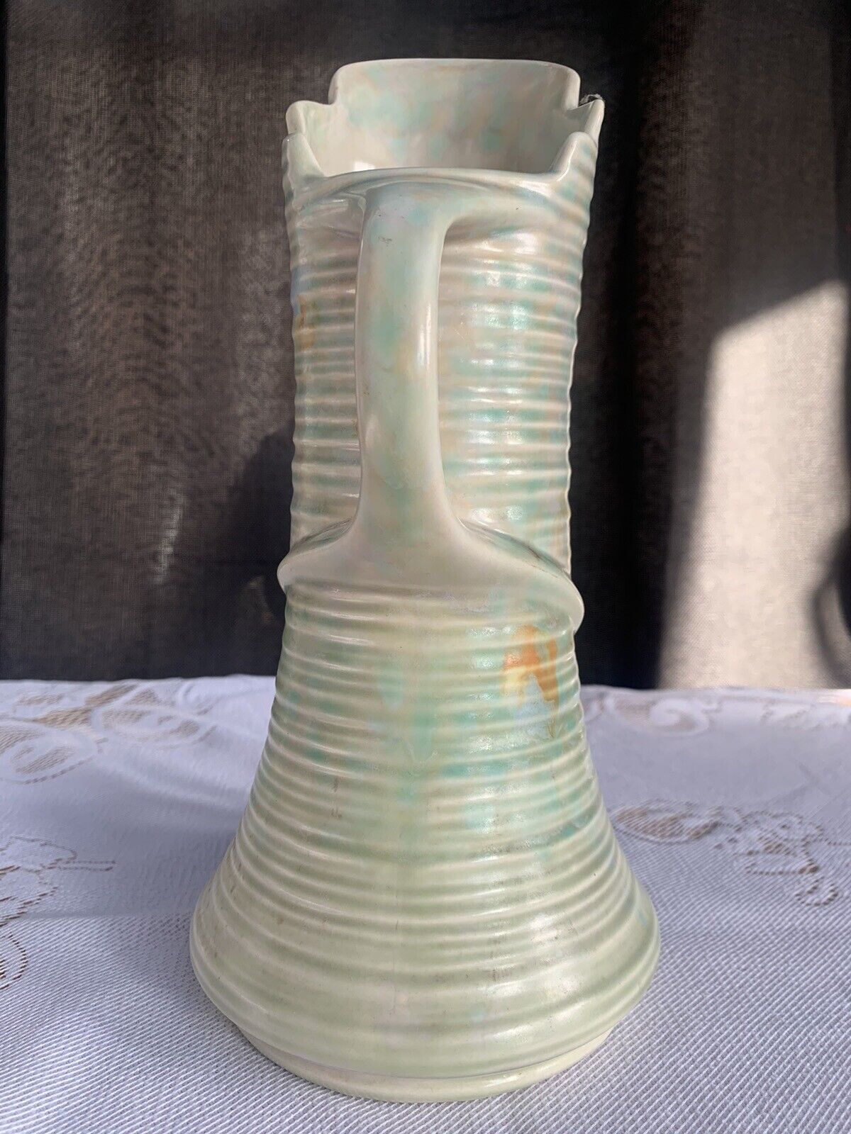 Beautiful 1930's Beswick ware art deco jug/ewer with twist handle