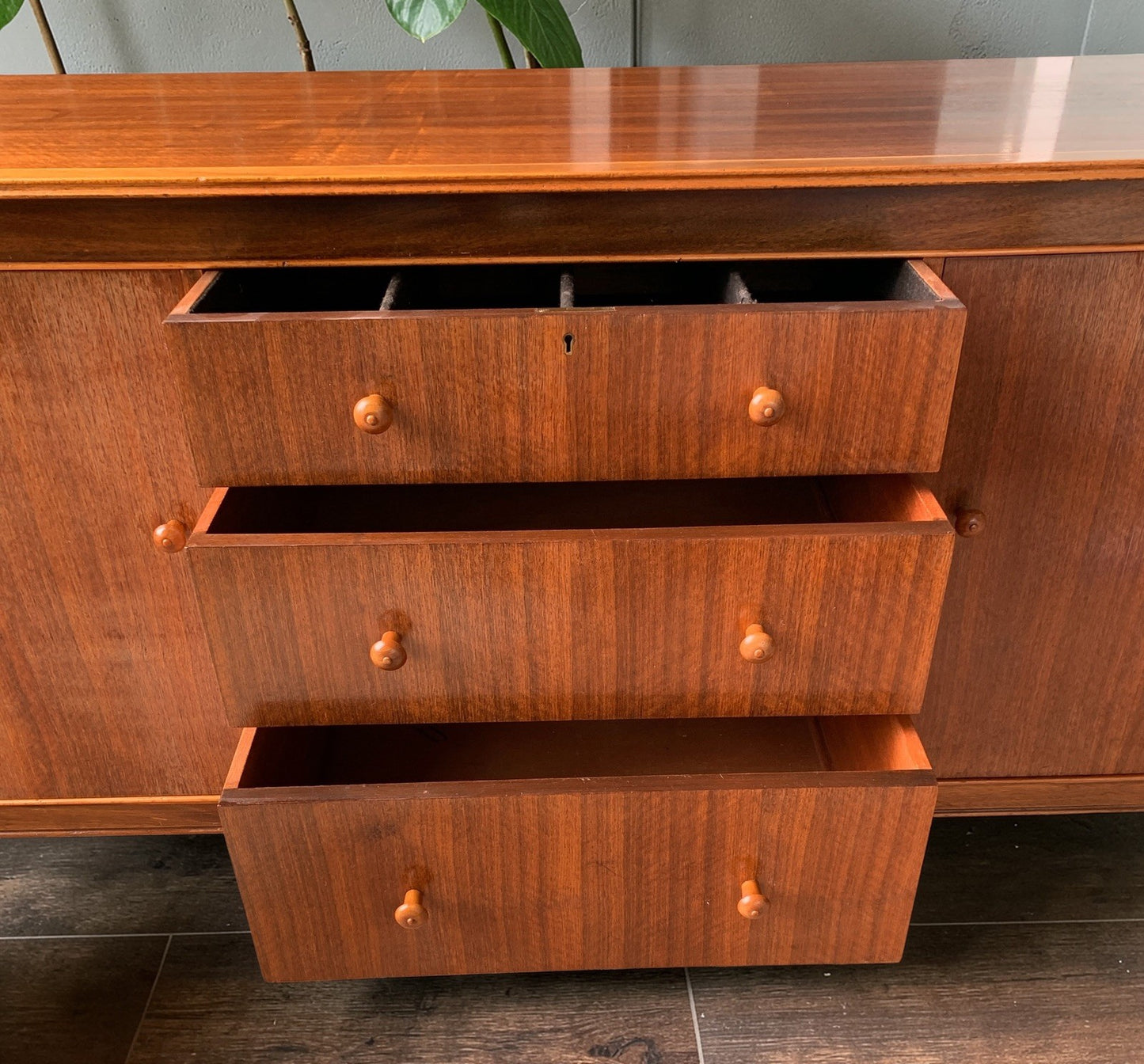 Mid-Century Modern Teak Sideboard, Attributed to A. Younger -John Herbert Design