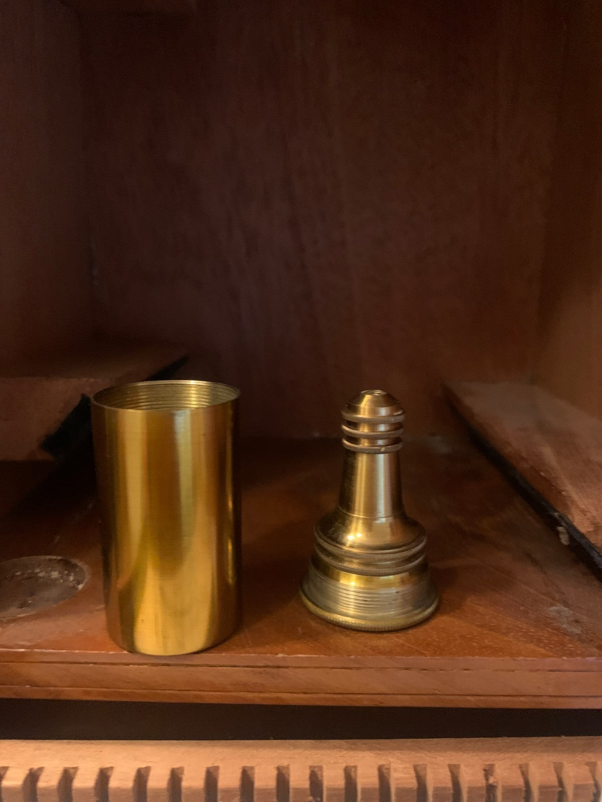 Antique Victorian Brass Bar-Limb Microscope by A. Franks Ltd, Manchester c. 1880