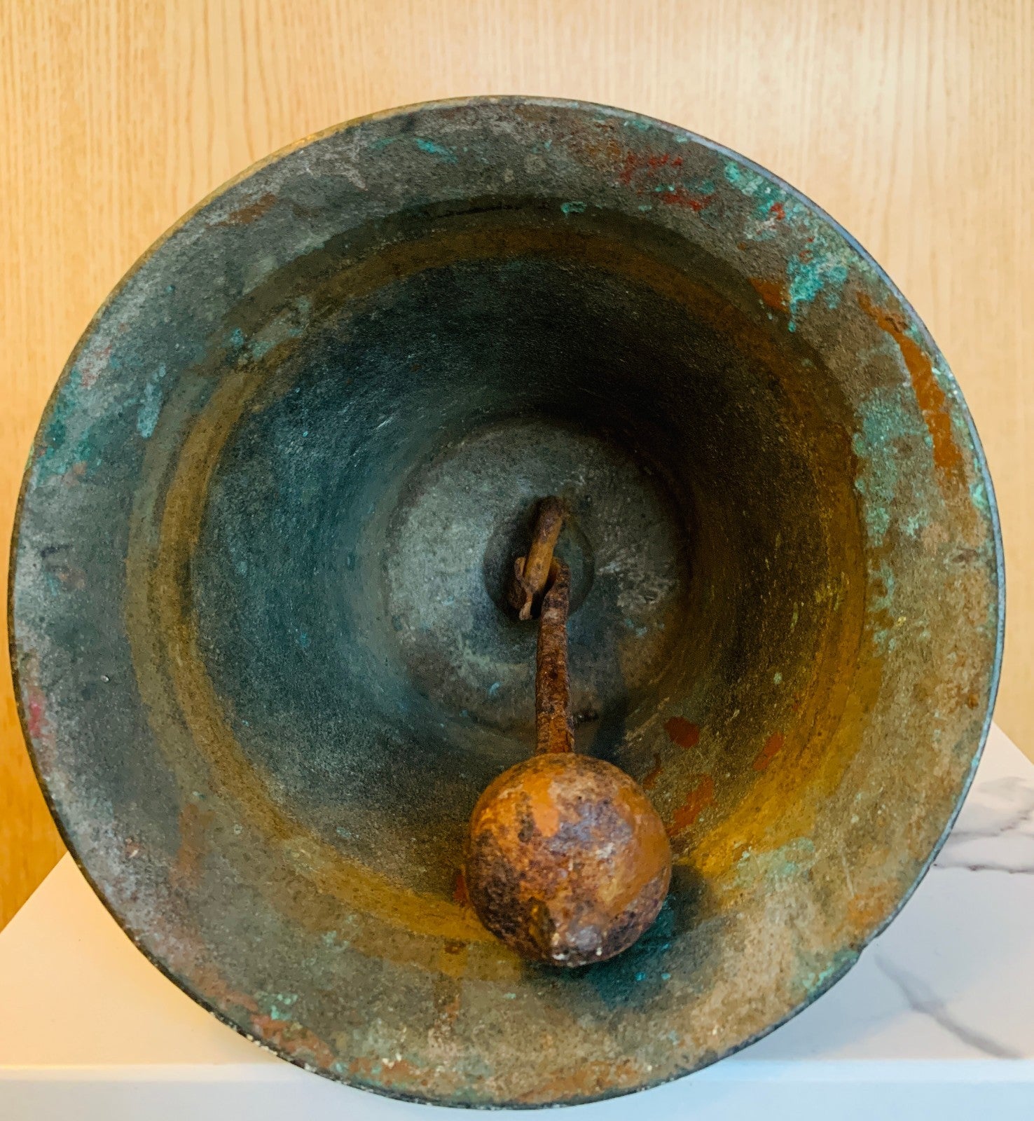 Rare Georgian Bronze Town Crier’s Bell Watchman’s Alarm Handbell (c. 1714–1830)