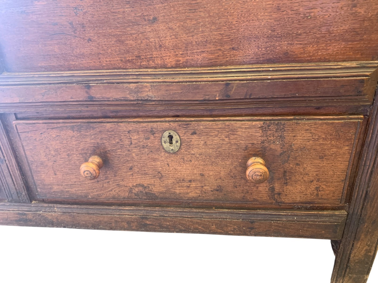 Antique Georgian Oak Mule Chest Blanket Box Drawers Coffee Table Trunk c.1800