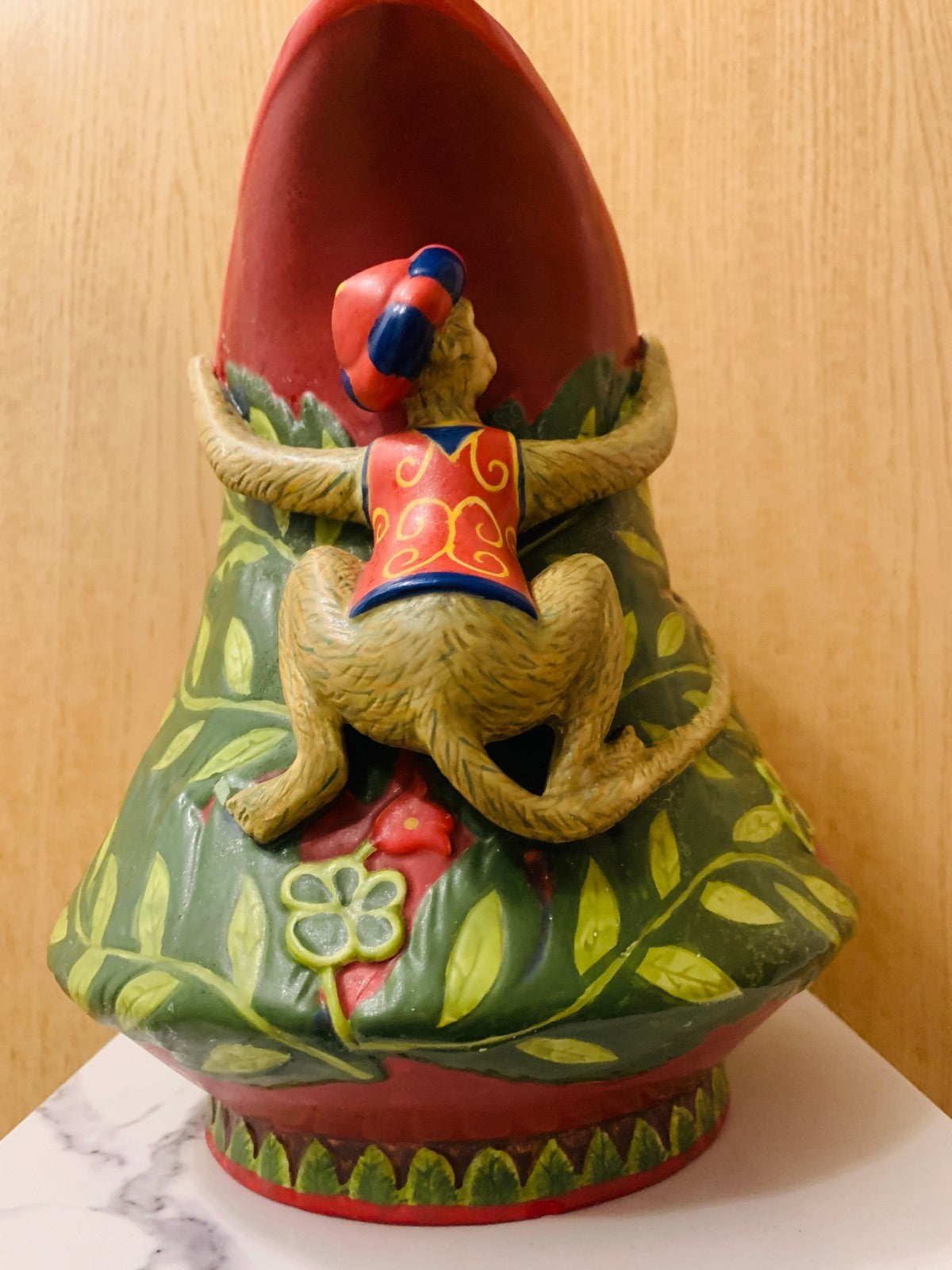 Striking Decorative Monkey Pitcher / Jug (Majolica Minton Style Tribute)