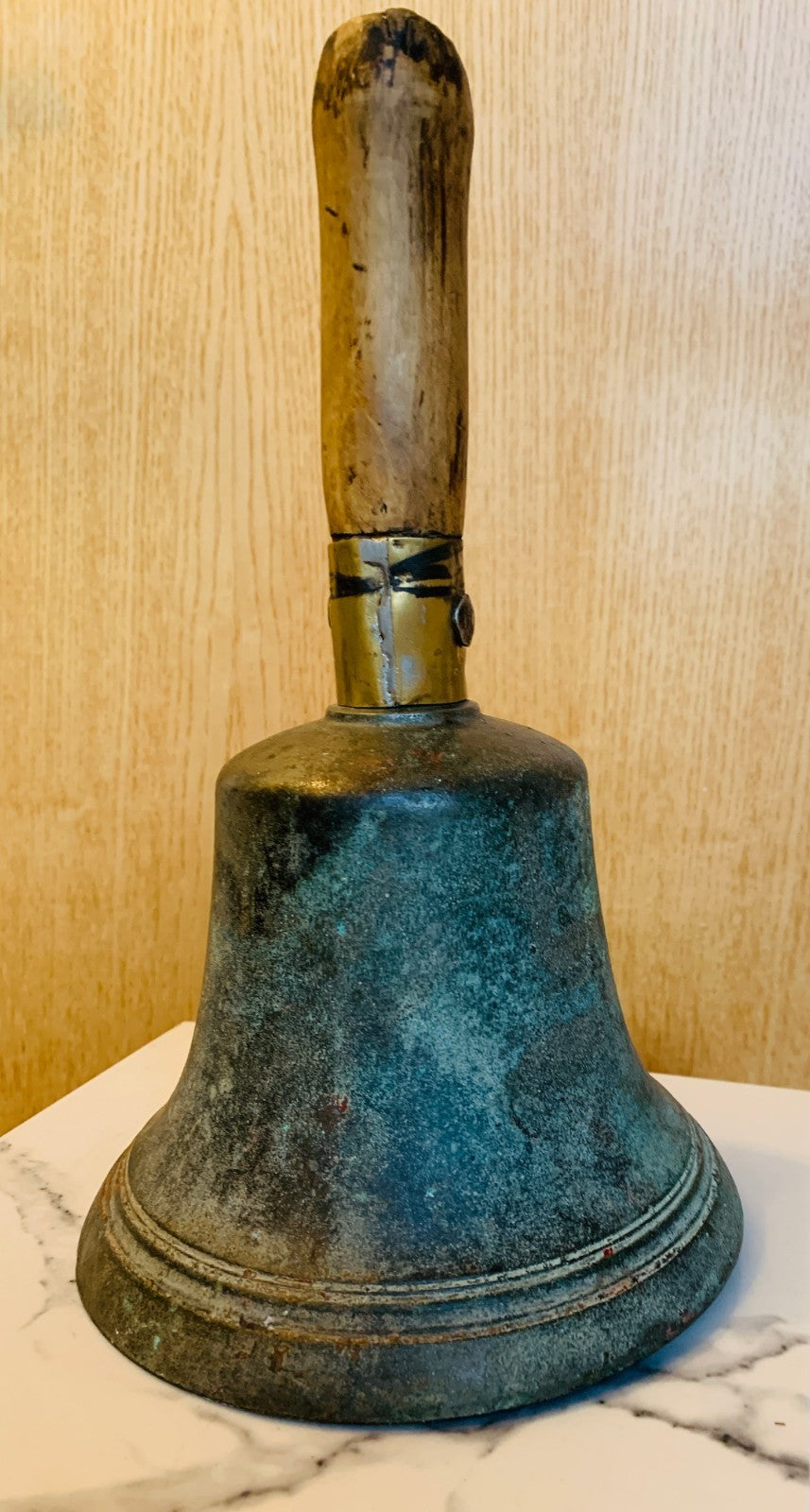 Rare Georgian Bronze Town Crier’s Bell Watchman’s Alarm Handbell (c. 1714–1830)