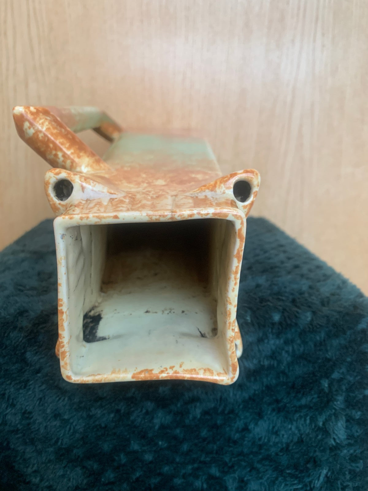 Beautiful Vintage 1930’s-40’s , E Radford Art Deco Jug Vase Pitcher Hand Painted