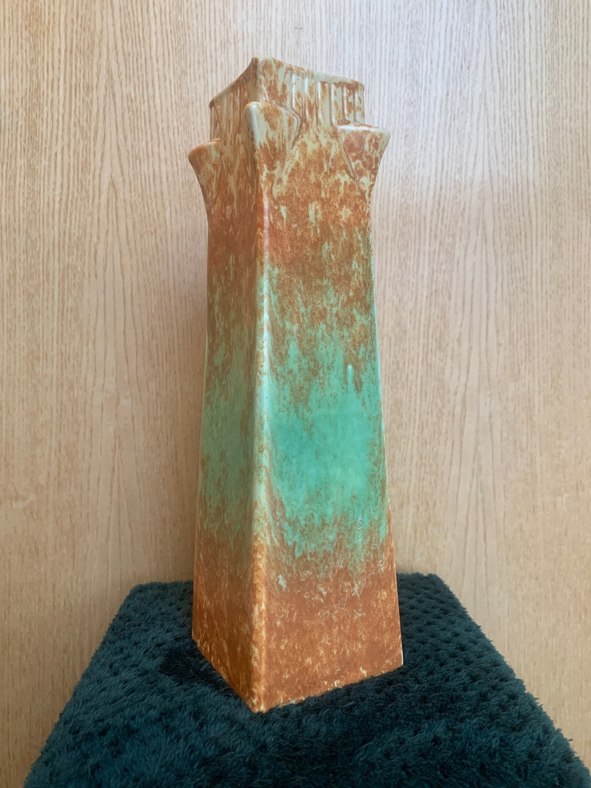 Beautiful Vintage 1930’s-40’s , E Radford Art Deco Jug Vase Pitcher Hand Painted