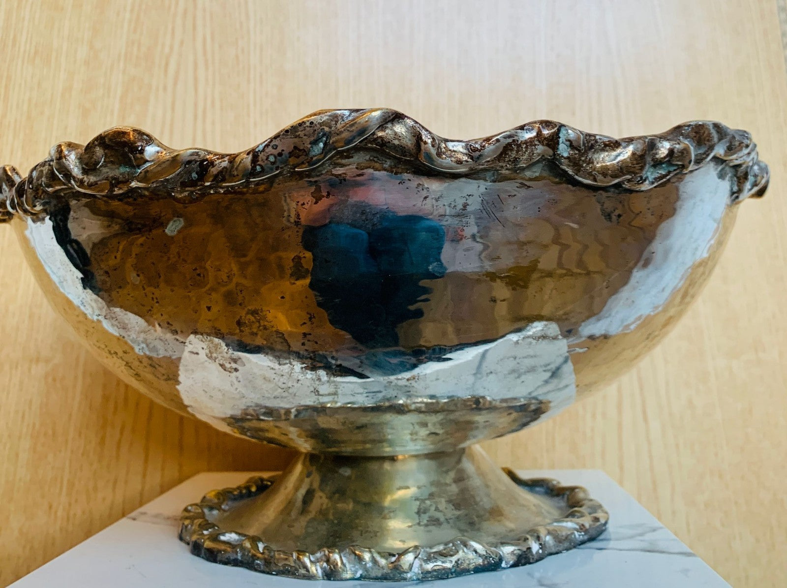 Rare Early Vintage Michael Aram Signed Serving Bowl & Servers Set  1989- 1995