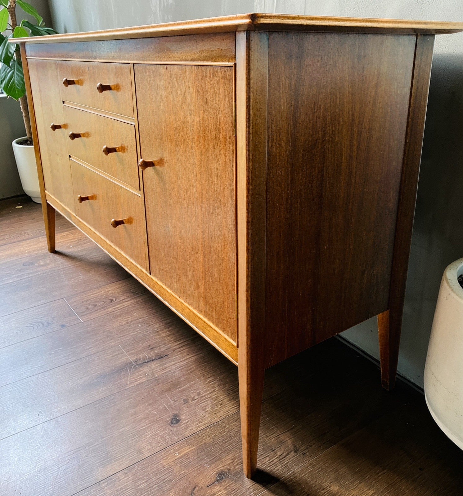 Mid-Century Modern Teak Sideboard, Attributed to A. Younger -John Herbert Design