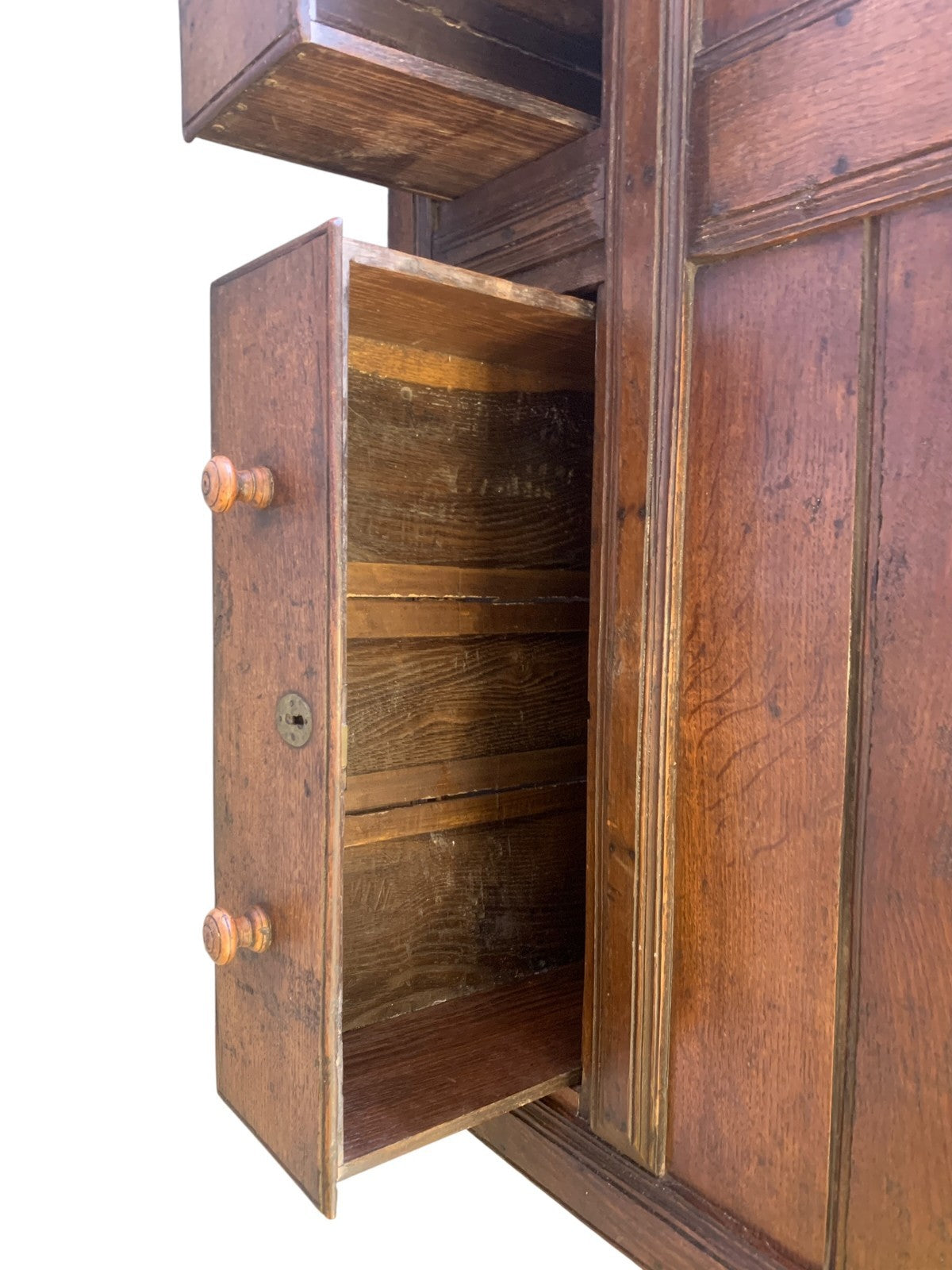 Antique Georgian Oak Mule Chest Blanket Box Drawers Coffee Table Trunk c.1800