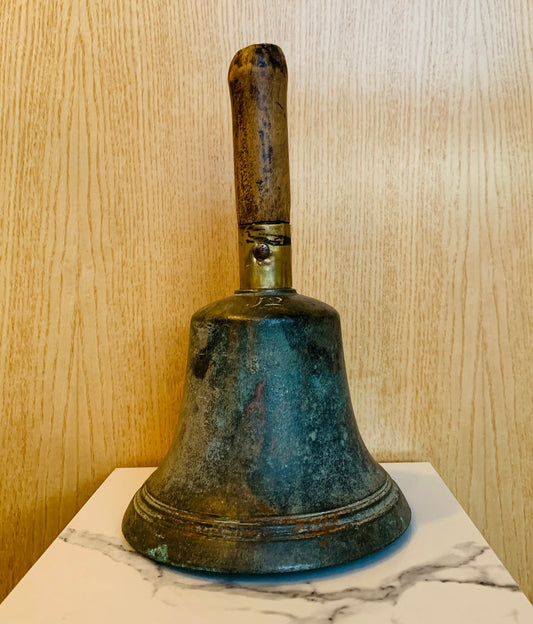 Rare Georgian Bronze Town Crier’s Bell Watchman’s Alarm Handbell (c. 1714–1830)
