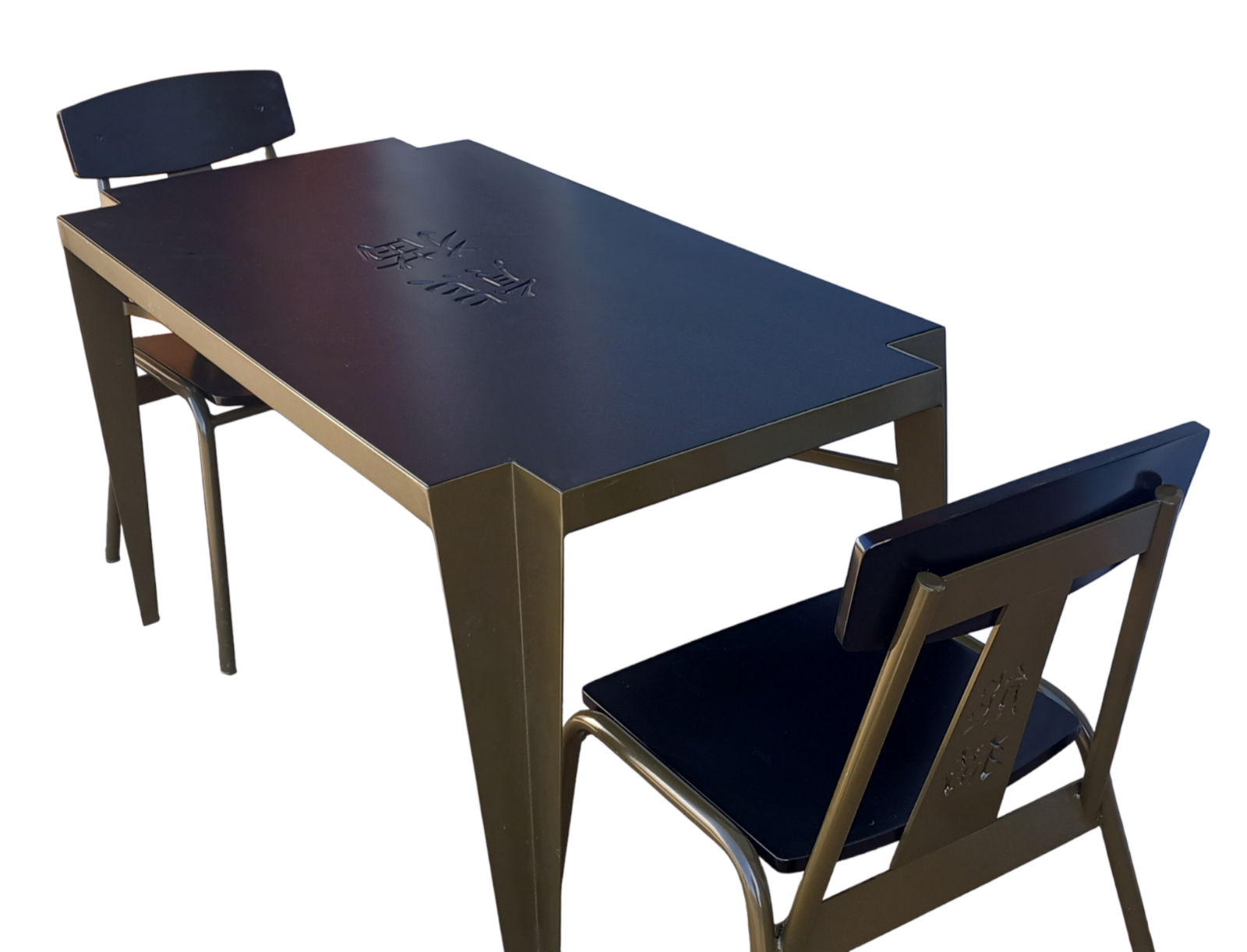 Rare CRAVT Original 'Pandasia' Prototype Table & Chairs Set for Ouwehands Zoo
