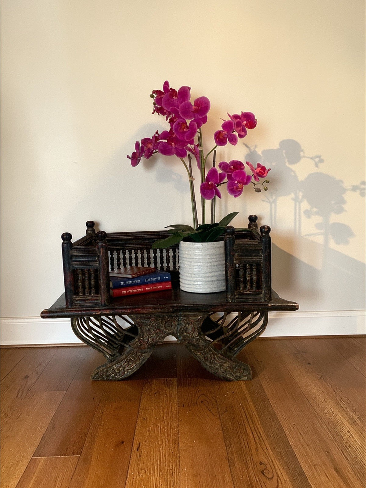 Rare 19th-Century Burmese "Single-Rider" Howdah - Carved Lacquered Elephant Seat