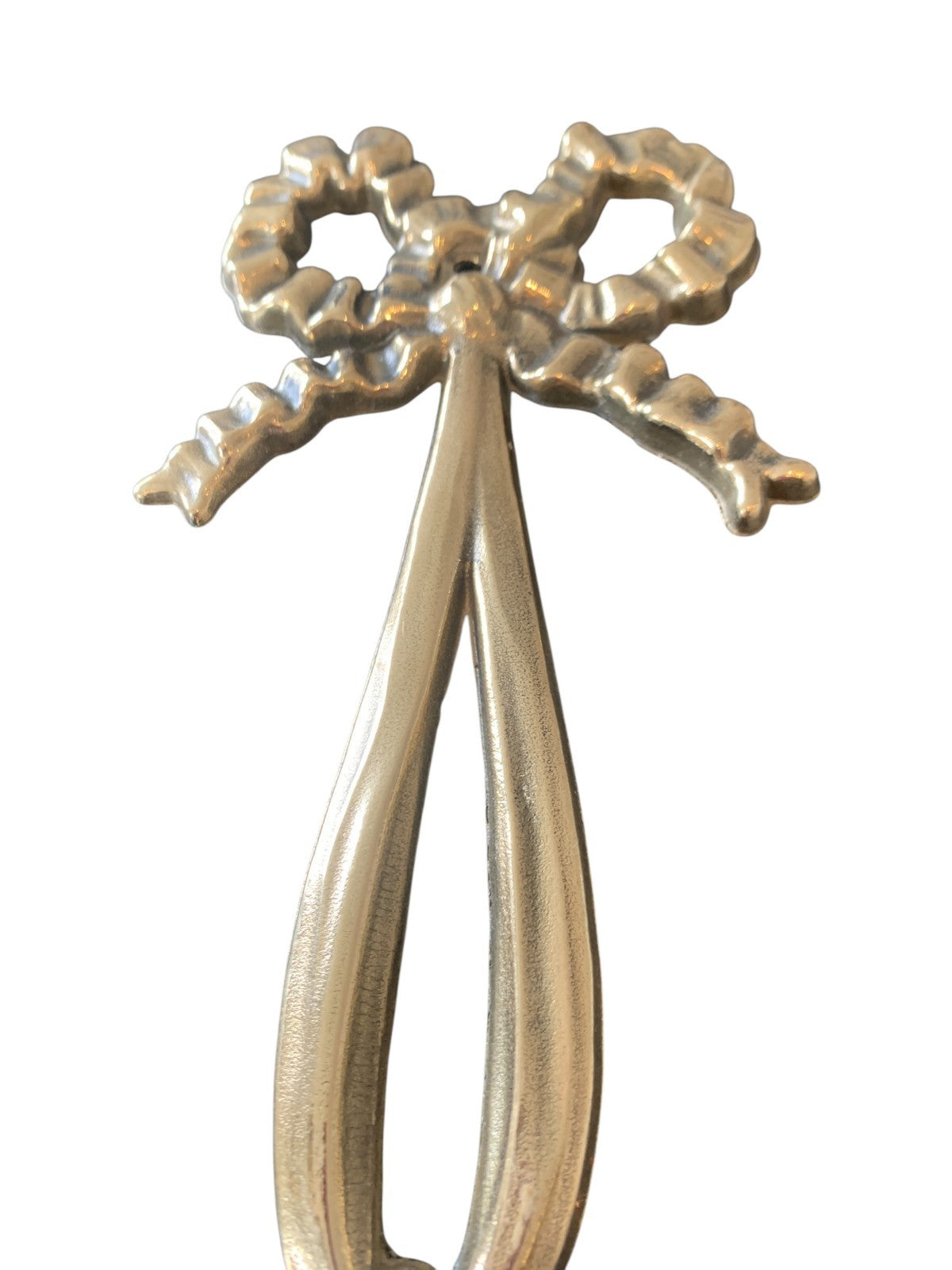 Pair of Neoclassical Solid Brass Ribbon Bow Twin Wall Lights by Impex 'Richmond'