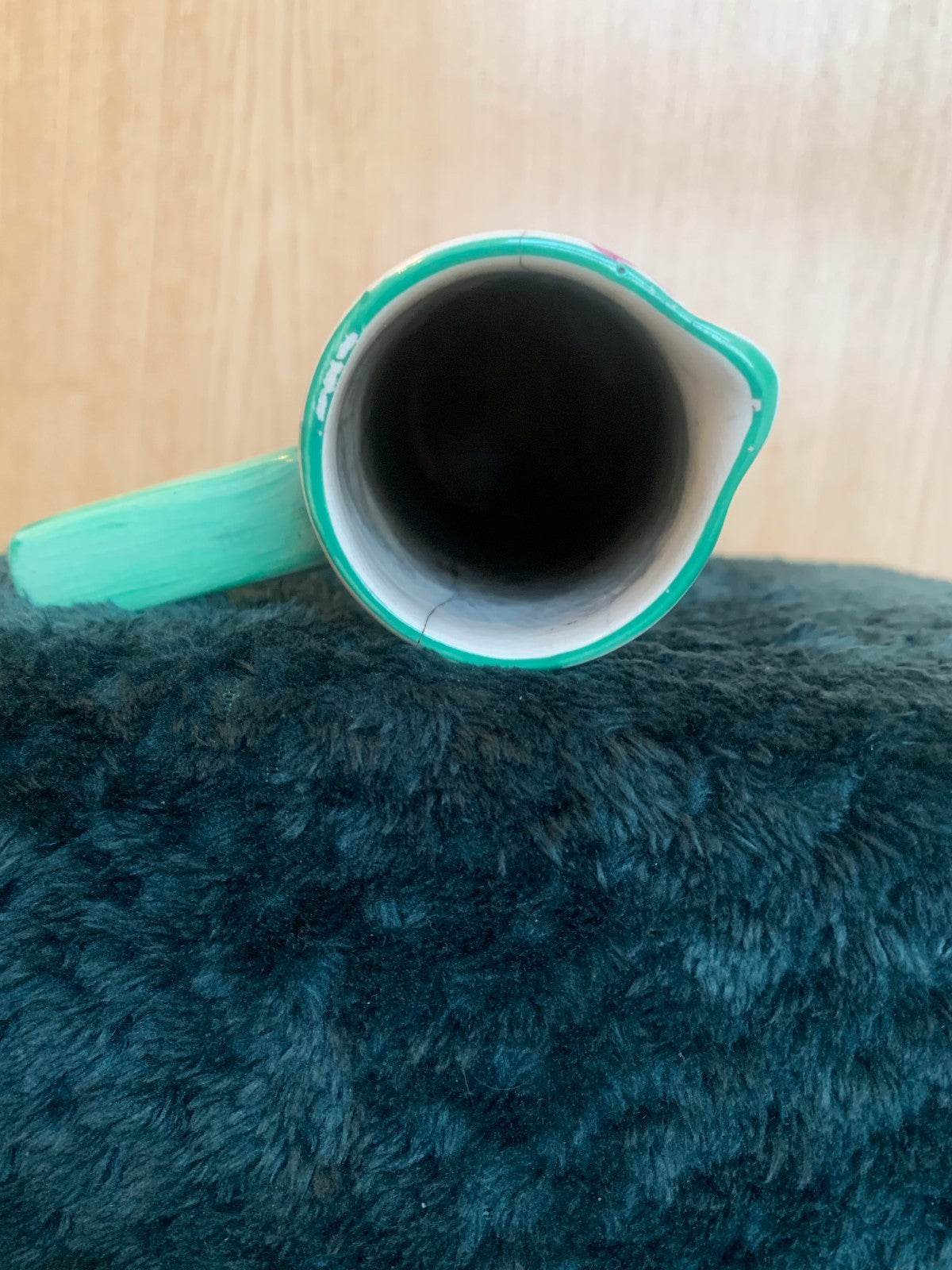 Royal Art Pottery Art Deco Handpainted Floral Jug / Ewer (c. 1930s) .