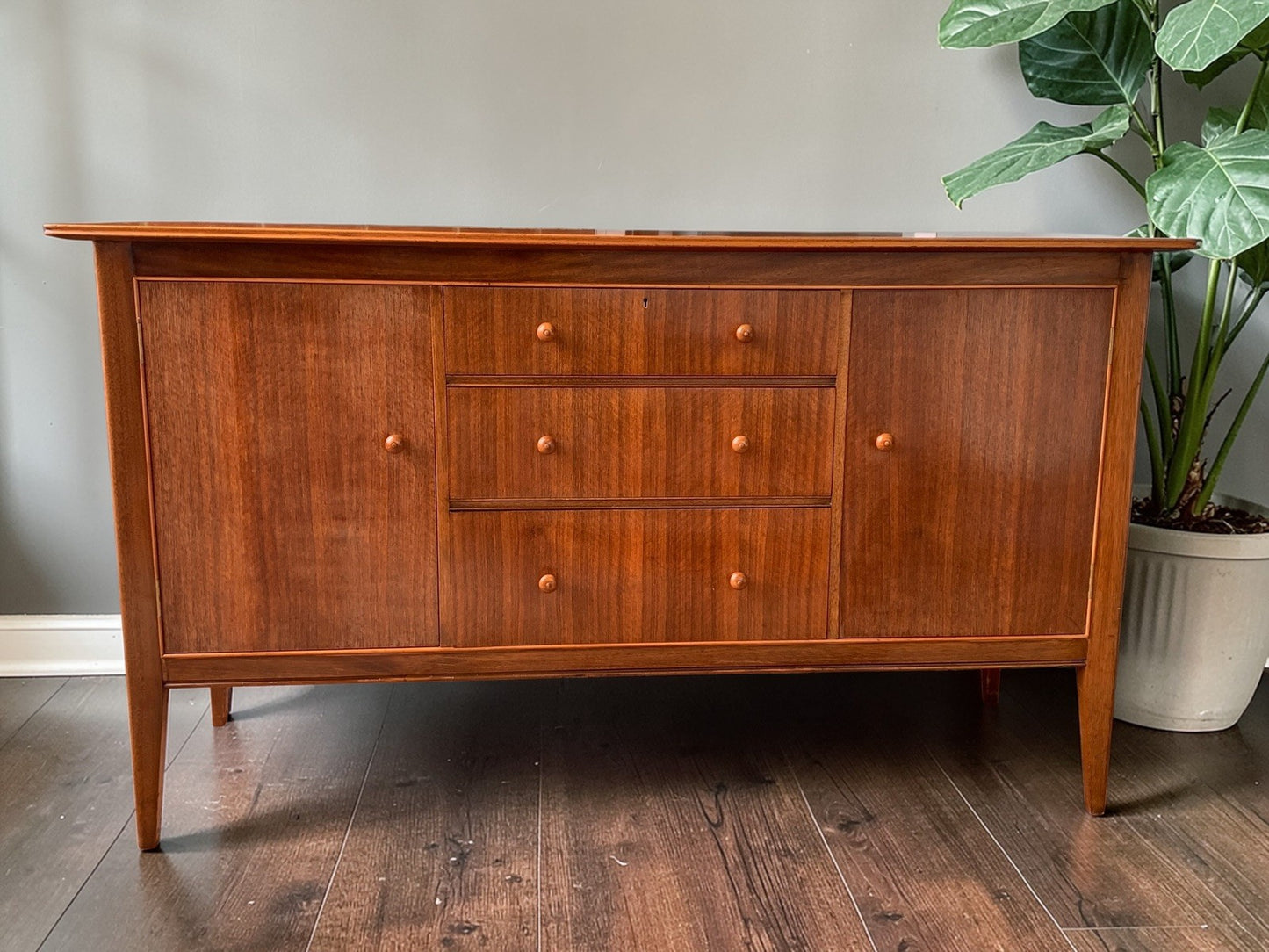 Mid-Century Modern Teak Sideboard, Attributed to A. Younger -John Herbert Design