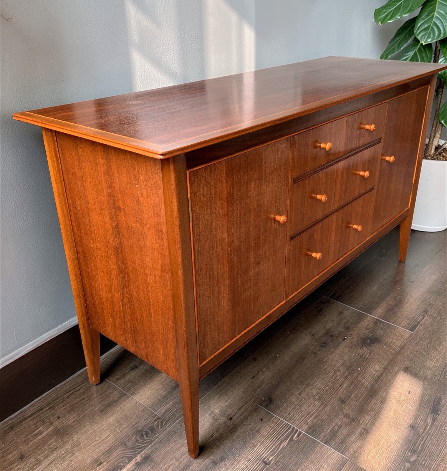 Mid-Century Modern Teak Sideboard, Attributed to A. Younger -John Herbert Design