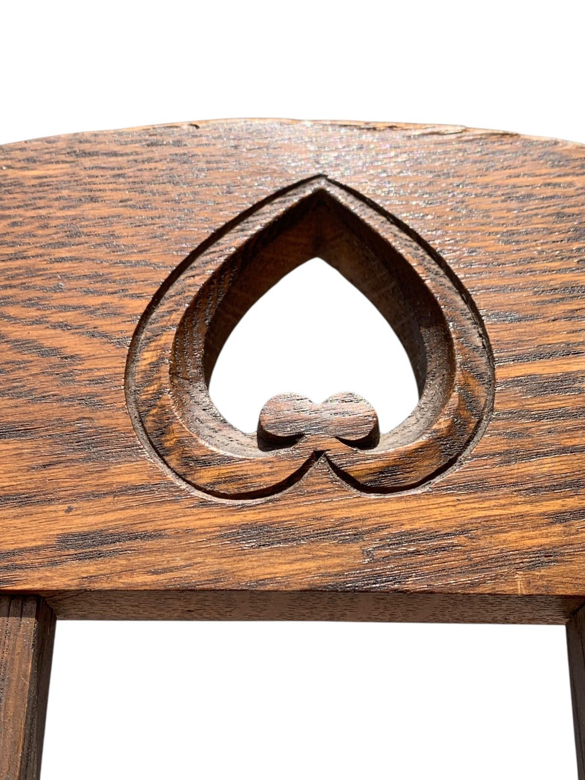 Antique Arts & Crafts Tall Oak Hall Stand Edwardian Umbrella Coat Rack  c.1900