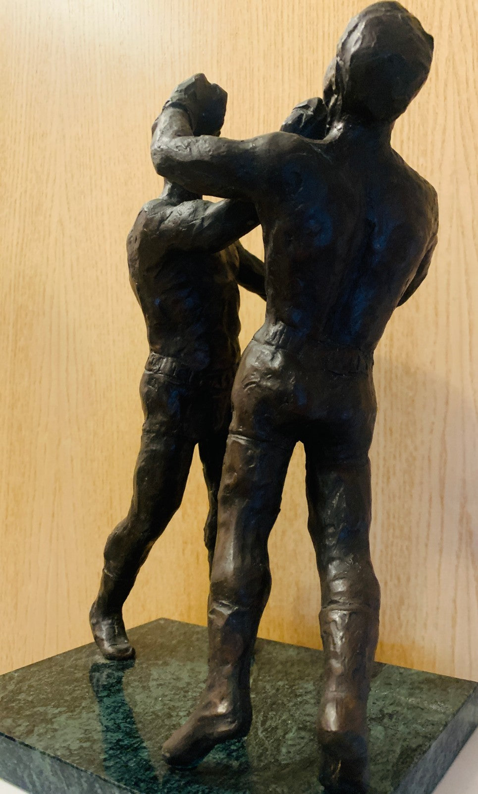 Vintage Bronze Boxing Sculpture  'Second Round' Muhammad Ali v Sonny Liston