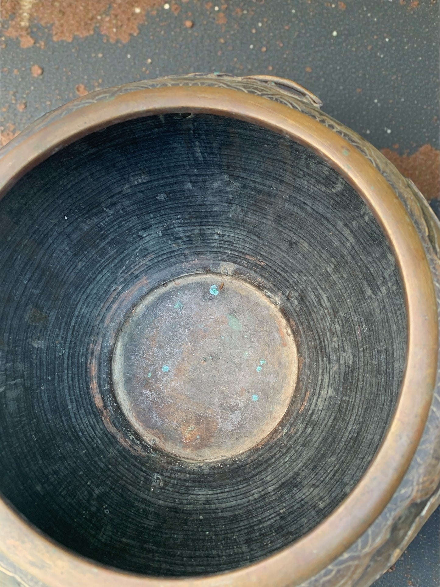 Antique Japanese Meiji Period Bronze Jardinière/Planter c1870