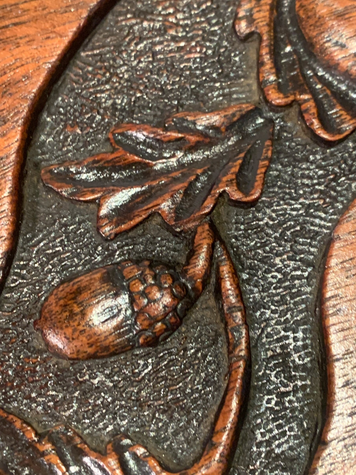 Exquisite Late Georgian/Early Victorian Oak Centre/Window Table with Acorn & Oak