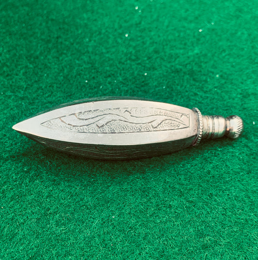 Antique (early 1900’s) Silver Plated Middle Eastern Scent/Kohl Bottle