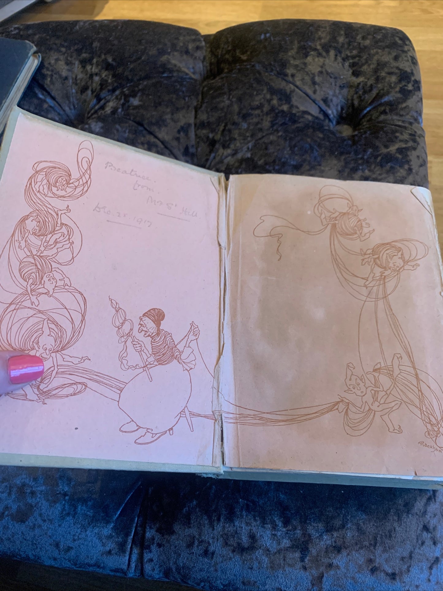 Antique Fairy Tales Of The Brothers Grimm. 1900 Illustrated By Arthur Rackham