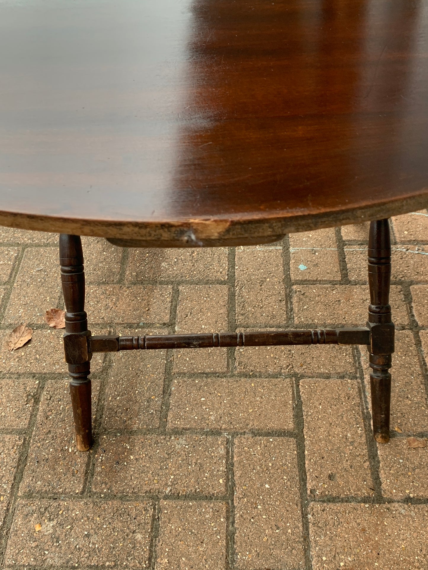 Antique Victorian Thornton & Herne London Campaign Folding Coaching Table