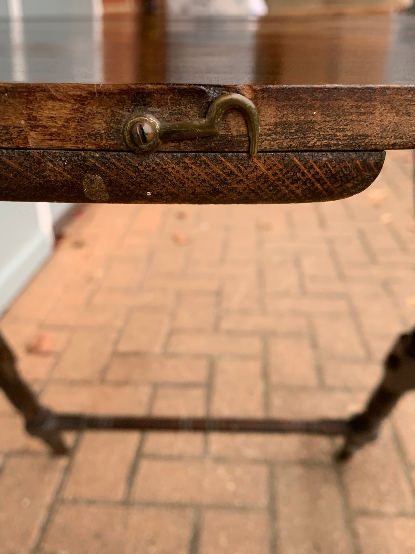 Antique Victorian Thornton & Herne London Campaign Folding Coaching Table