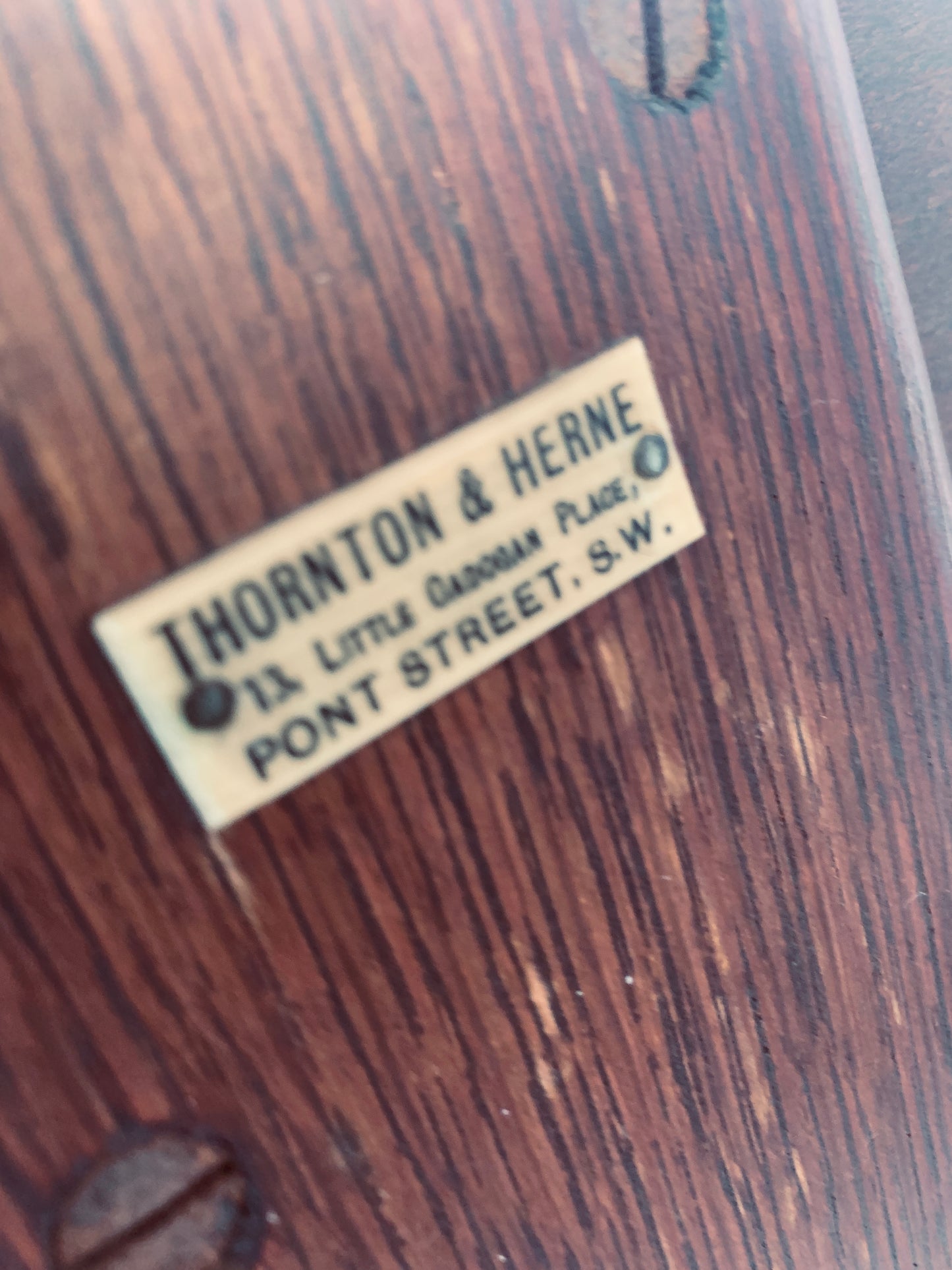 Antique Victorian Thornton & Herne London Campaign Folding Coaching Table